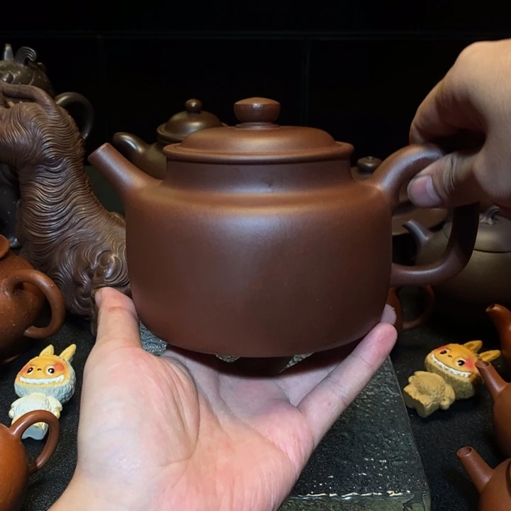 太***扇茶壶紫砂3445566777654444