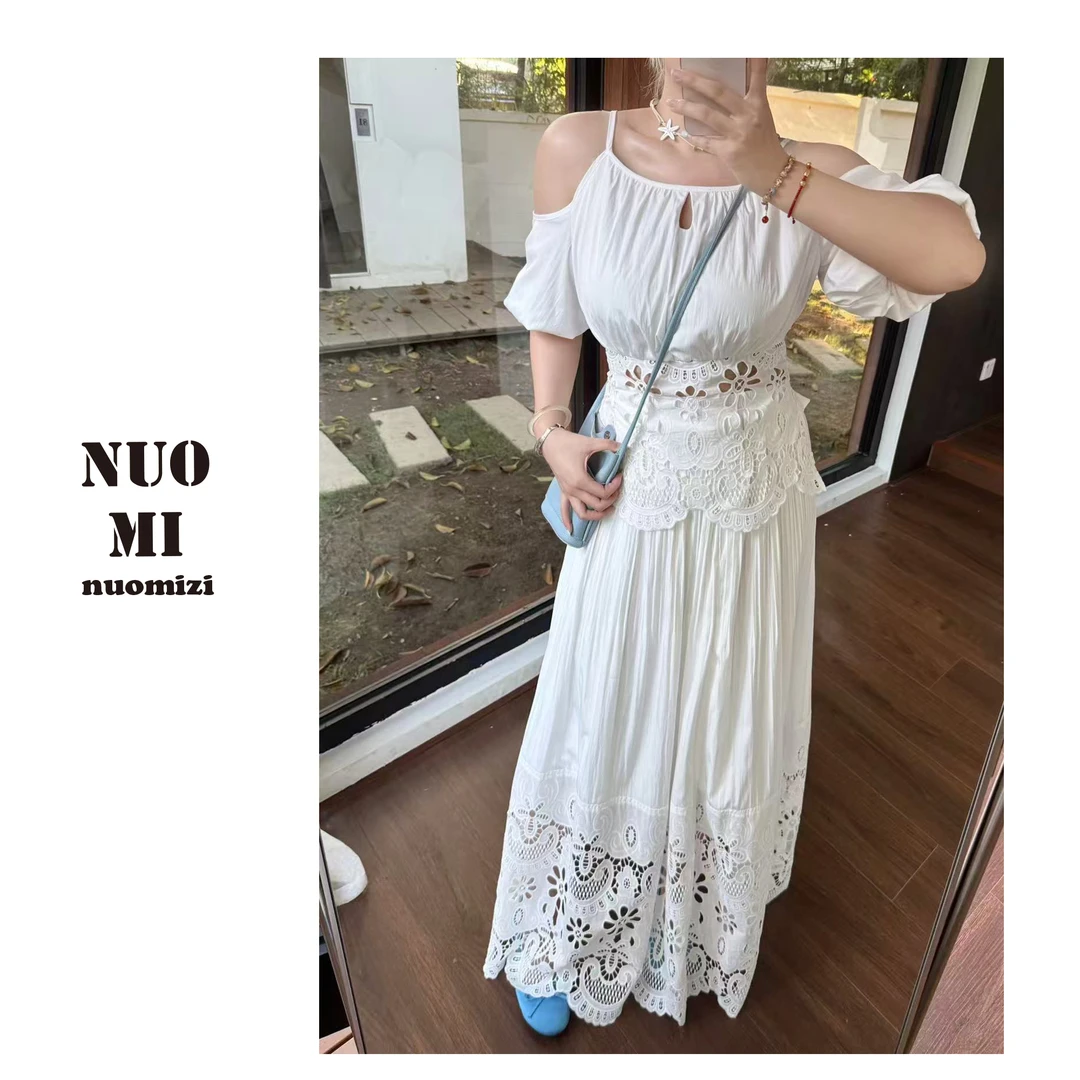 ZOZ糯米子[流光]法式蕾丝衬衫女时尚设计感休闲显瘦纯欲风上衣