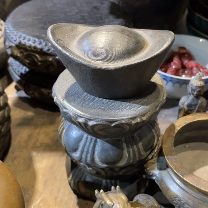 洮***生石材摆件古朴典雅大气