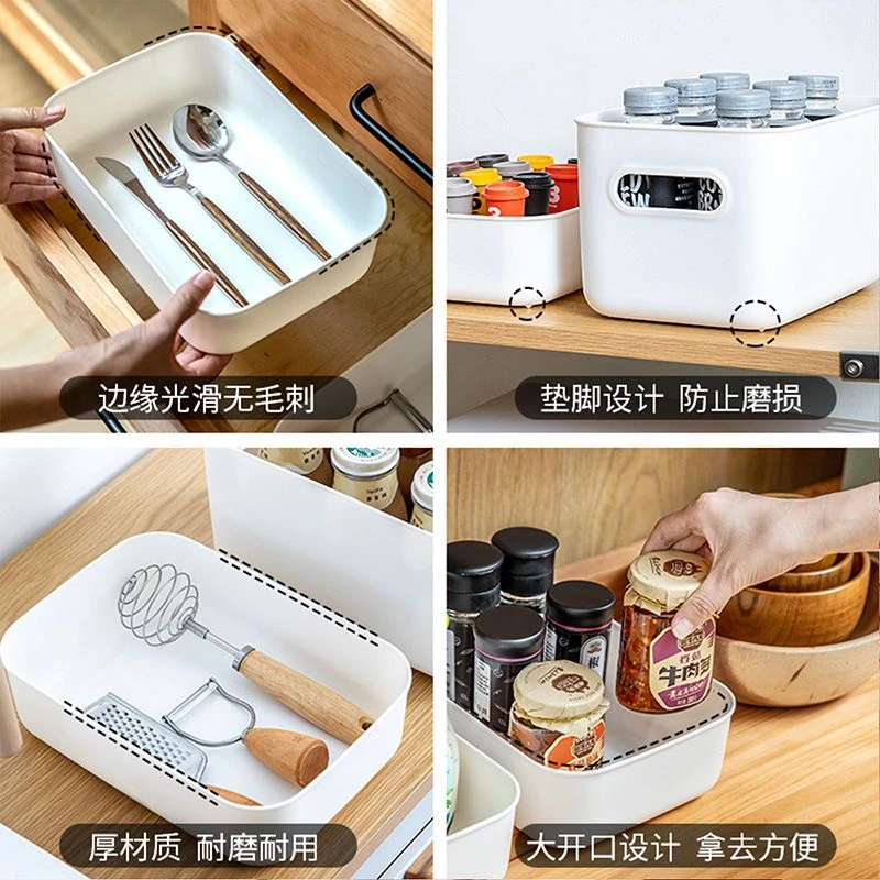严选好物--日式 竹木 盖收纳盒 扁平中号 6.5L