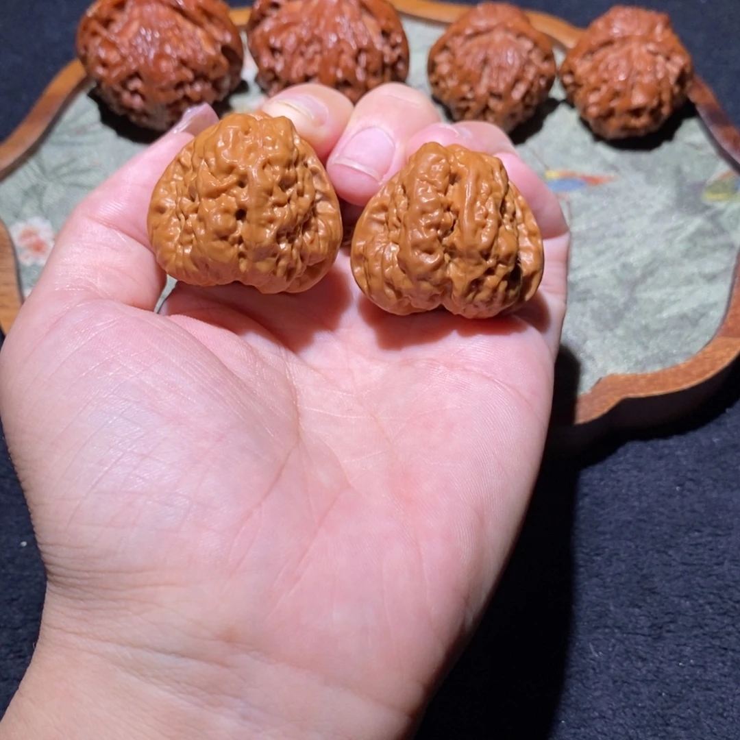 吊坠文玩核桃三角蛙33
