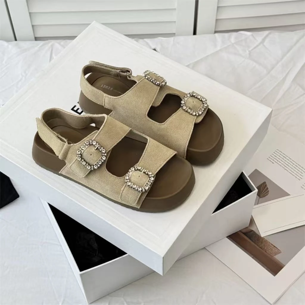 新款时尚休闲百搭女款休闲博肯凉鞋B/JW/J688-5