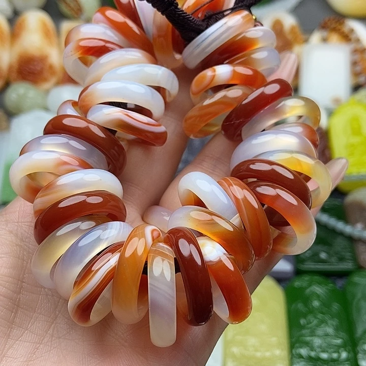 玛瑙/玉髓未镶嵌戒指