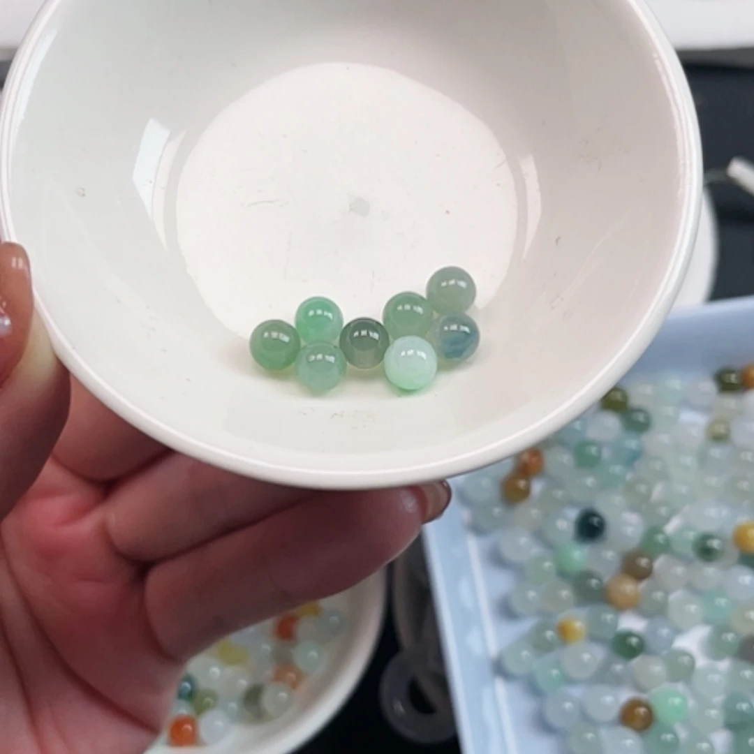 【闪购商品】定制翡翠未镶嵌紫***子，