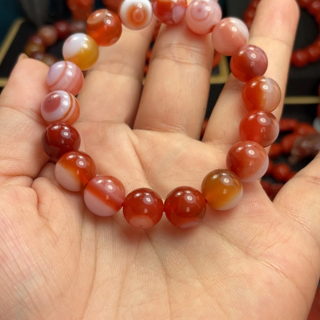 s****南红玛瑙未镶嵌串11mm