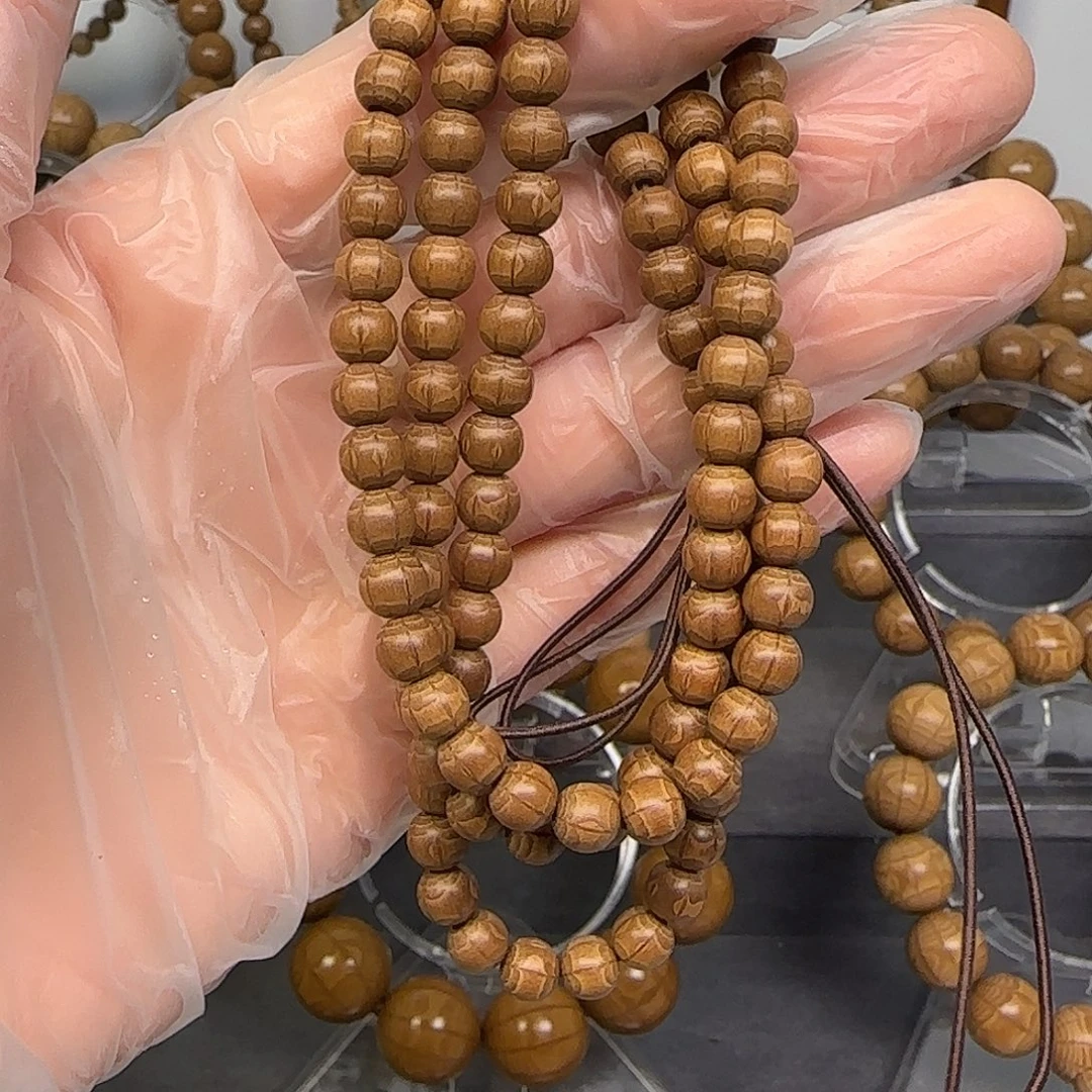 玉***～银S925六道木0.6的108颗