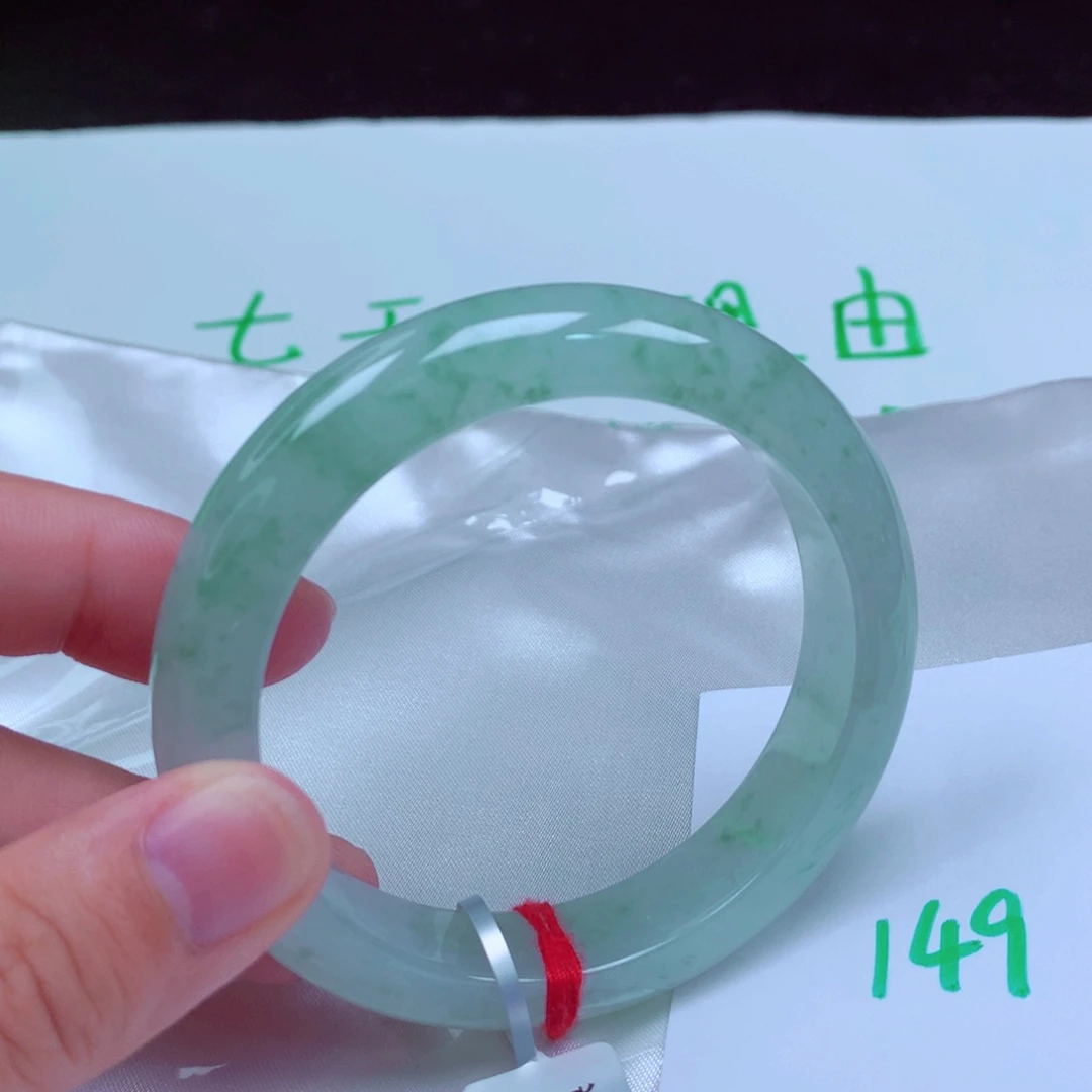 未镶嵌手镯翡翠缅甸天然A货翡翠手镯56