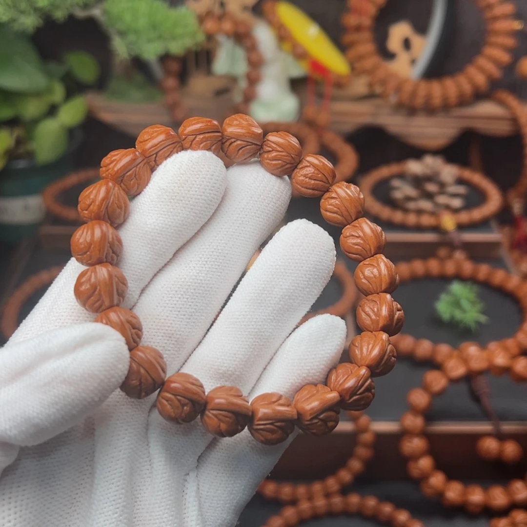 吊坠桃核1.2玉龙脊手串