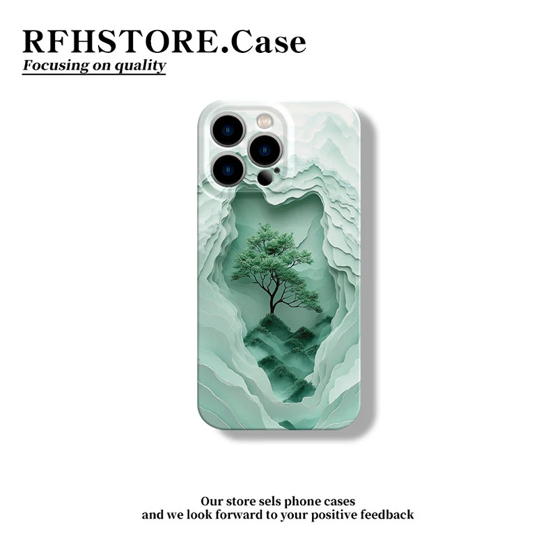 ZMGX空洞灵树适用苹果16/15promax菲林手机壳华为P70vivooppo小米