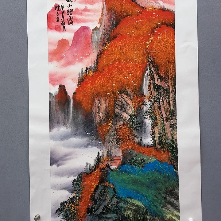 国画书法作品多次参加