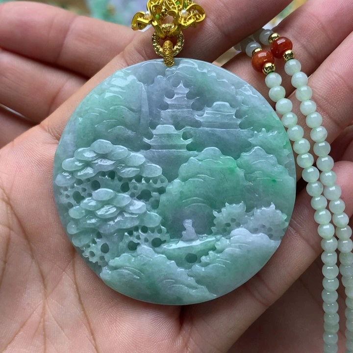 颈饰未镶嵌翡翠翡翠