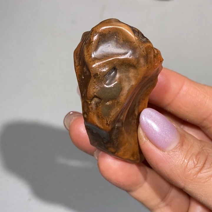 玛瑙/玉髓车挂合金圆*10