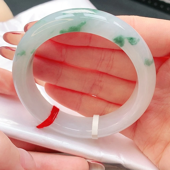 翡翠手镯未镶嵌53正圈