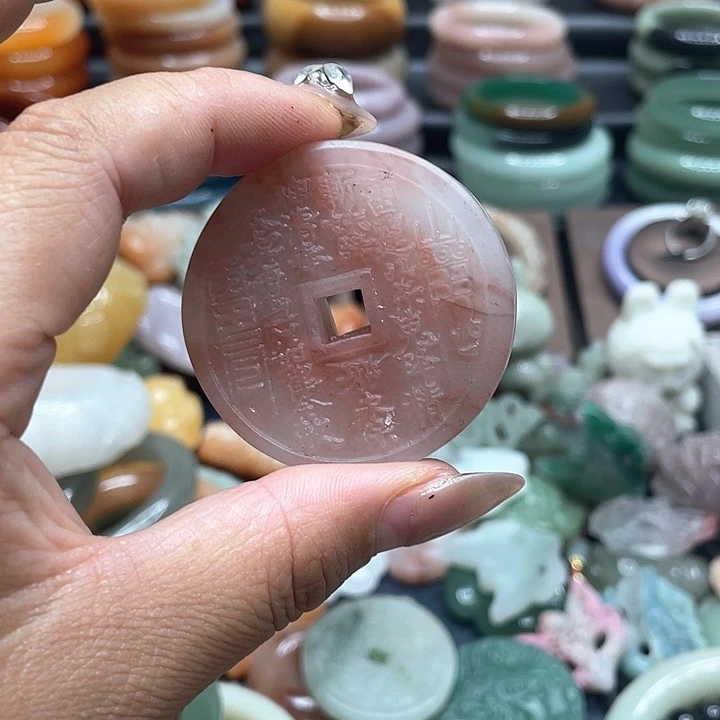 石英质玉手镯合金小*萝