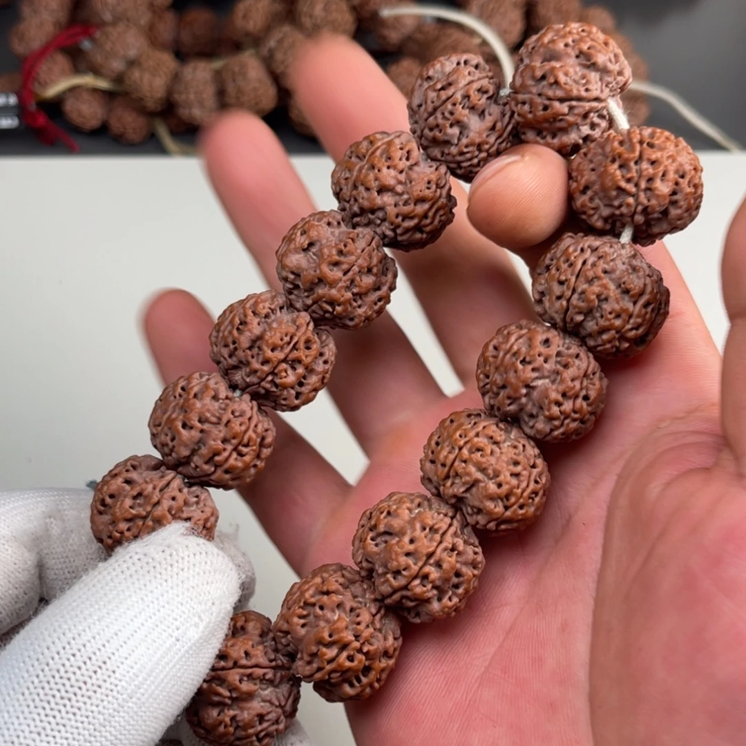 手串金刚菩提602古龙梅花凹底