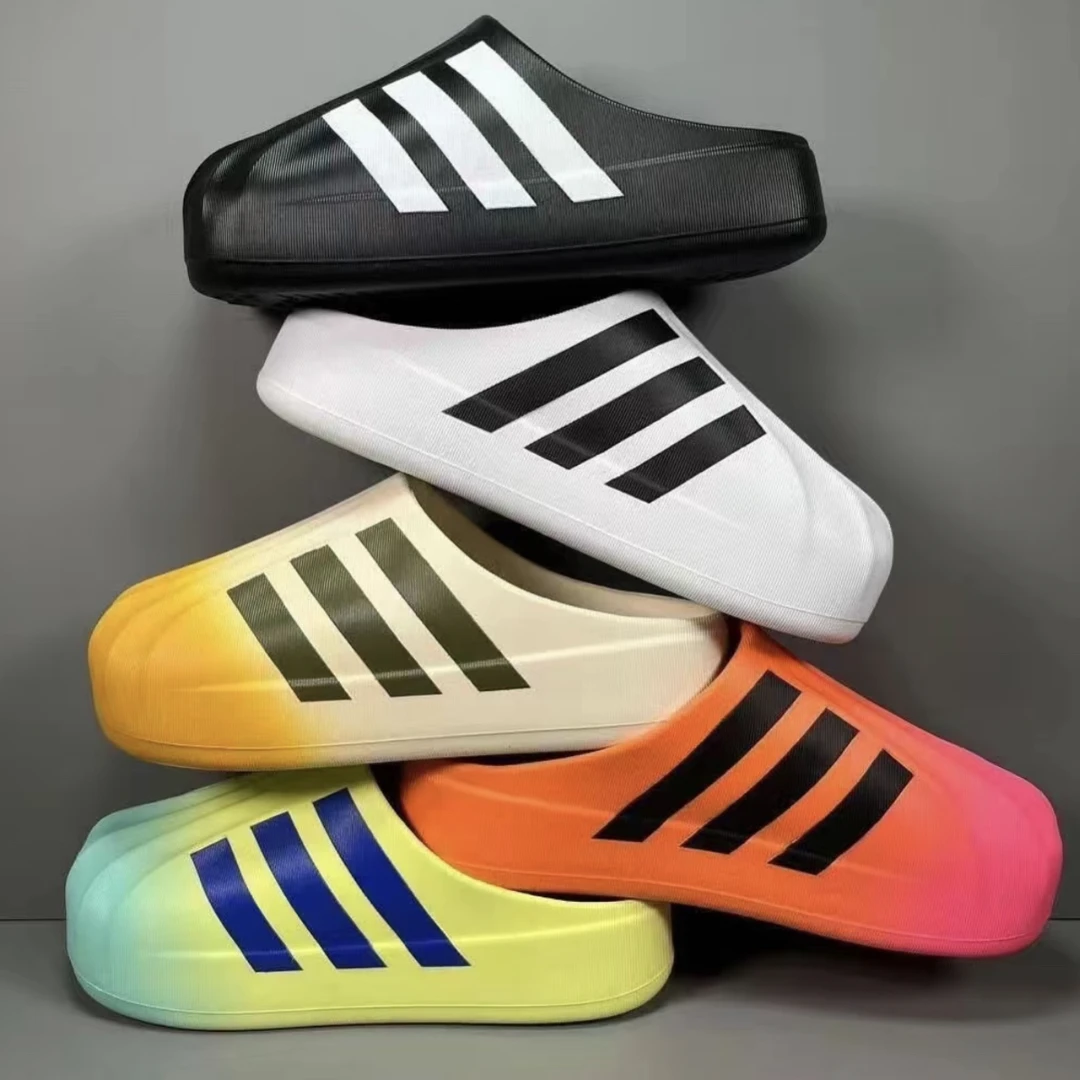 贝壳头拖鞋带钢印纯原包头款EVA材质软底厚底增高网红爆款必备