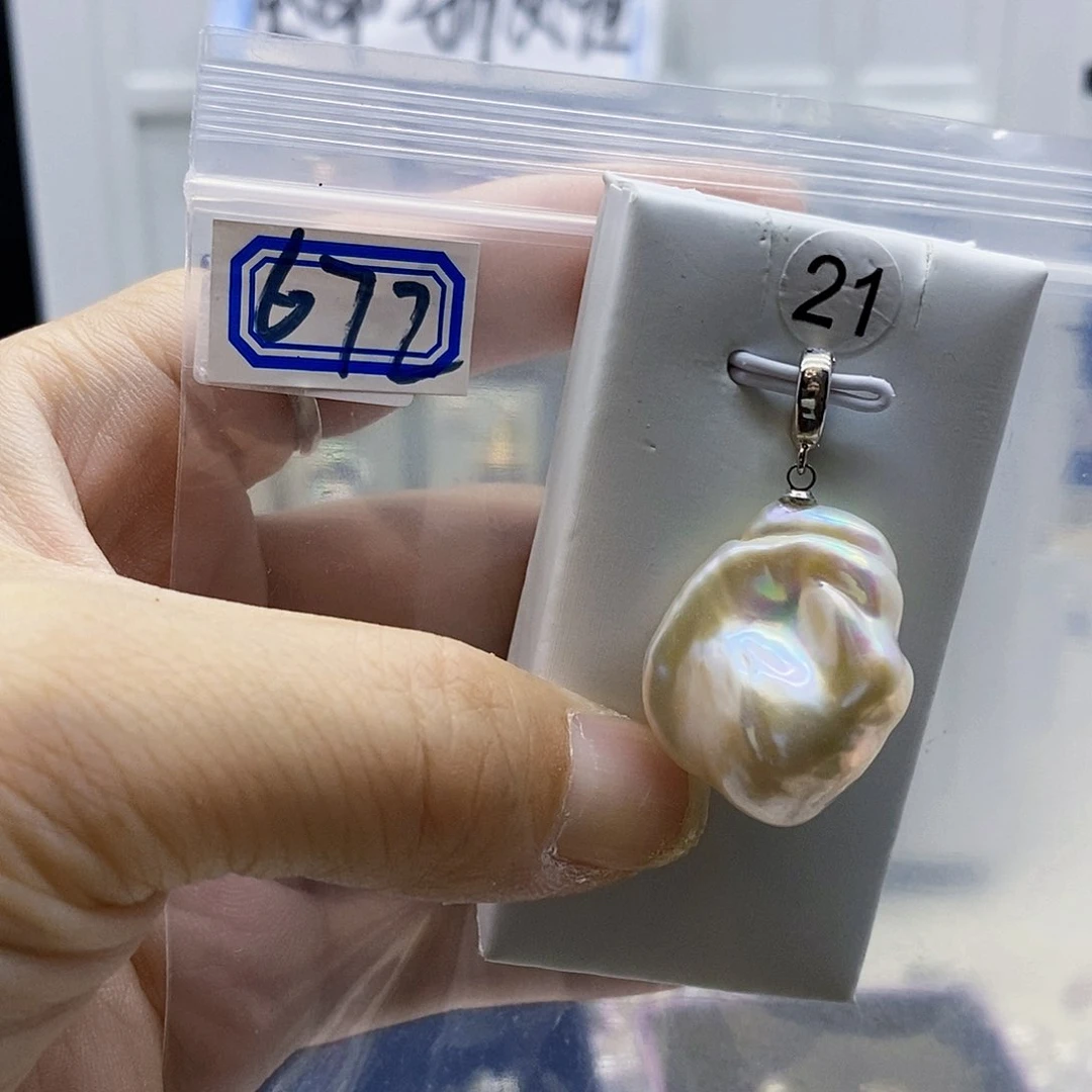 颈饰合金淡水珍珠