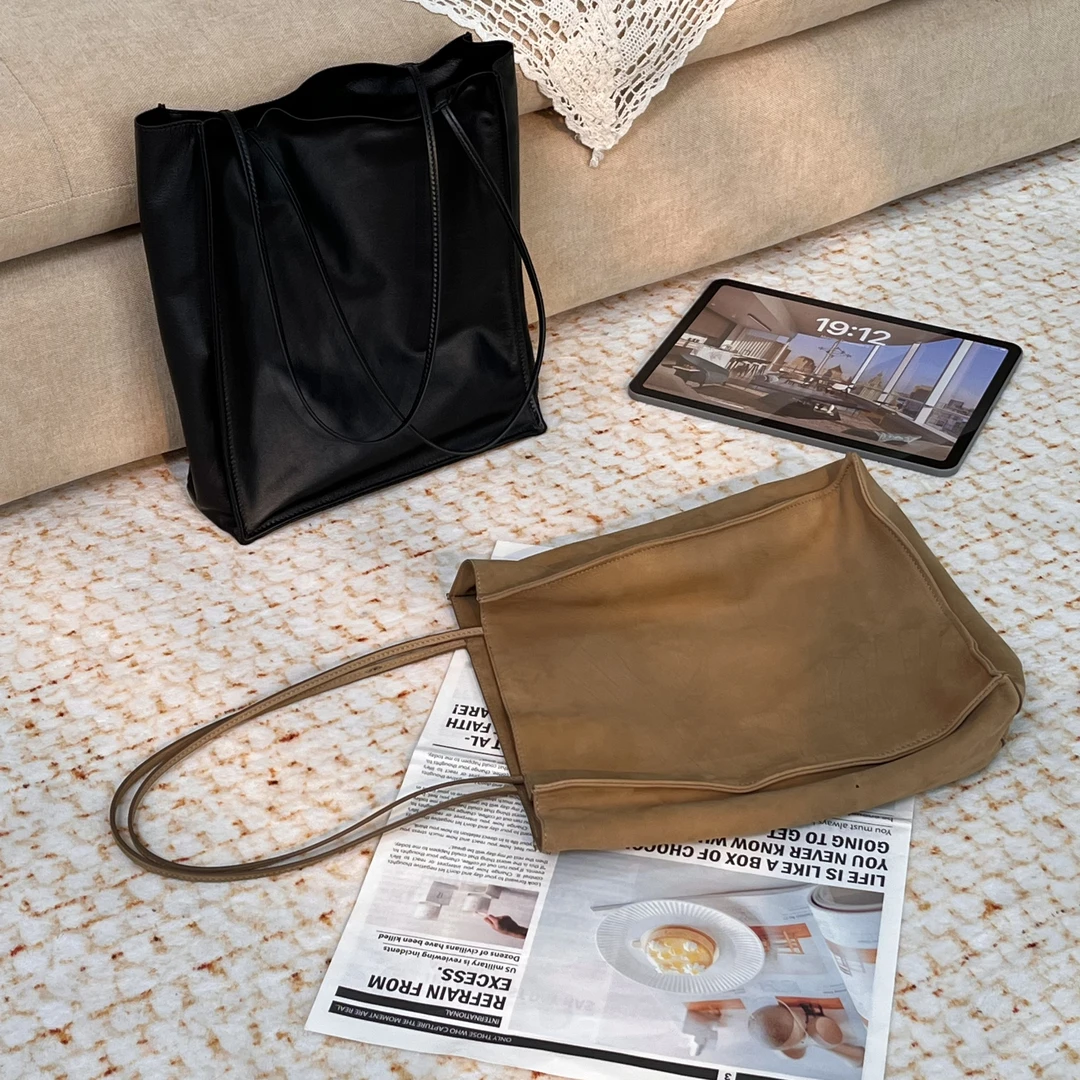 陈三北【单肩方包】Bonaudo原版胎牛皮-24CM-斜挎百搭女包