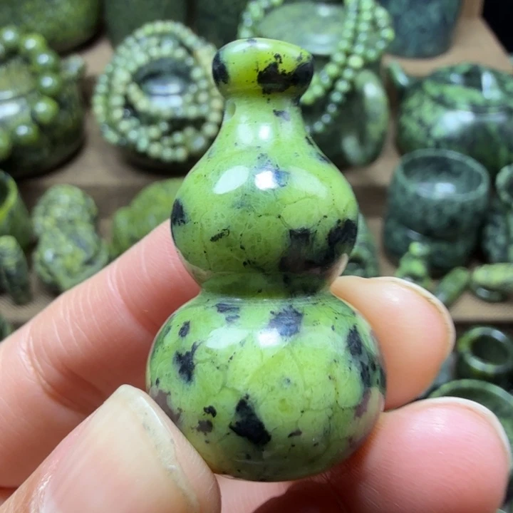 蛇纹石玉未镶嵌药王石产品