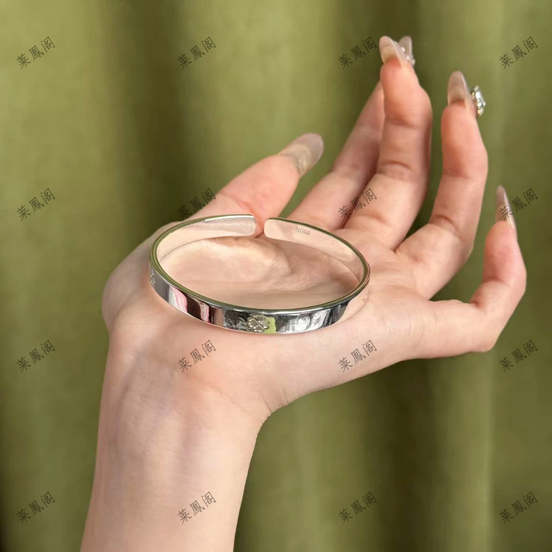 幸运四叶草开口手镯0123