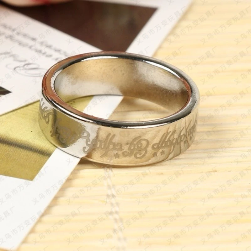 磁力戒指 强磁铁戒指 磁戒 黑圈圆弧 魔术道具 吸钢珠