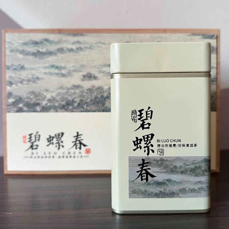 碧螺春2025新茶苏州茶叶铁罐散装礼盒装明前绿茶过节送礼长辈250g