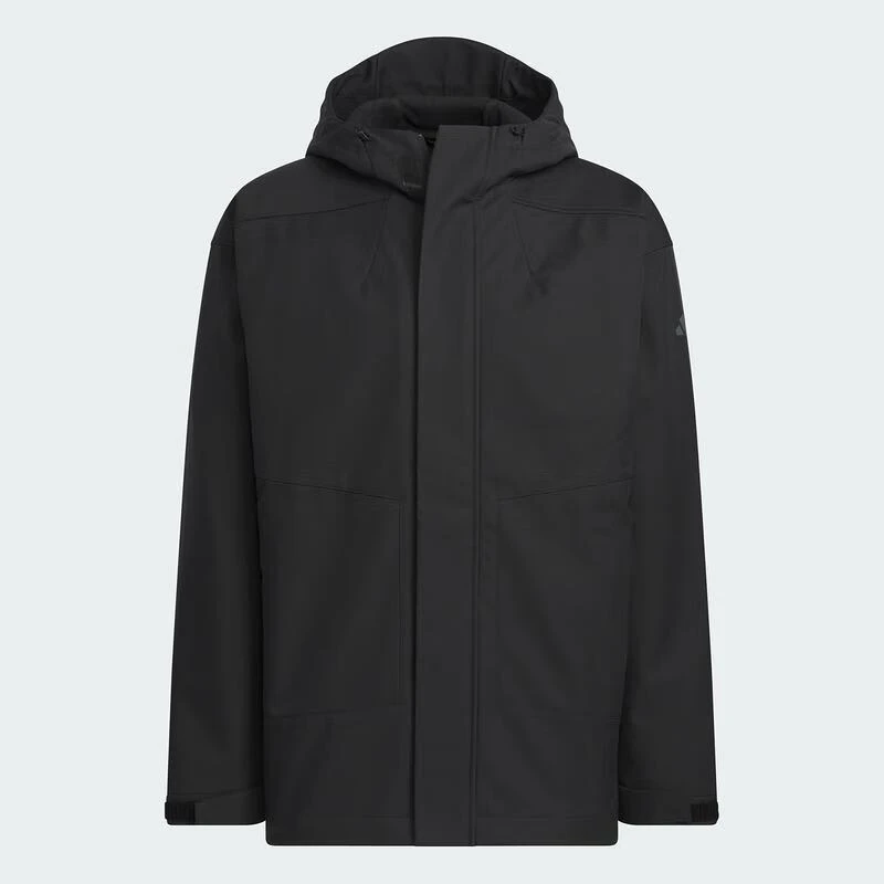 Adidas/阿迪达斯城市机能男暖芯科技拒水防泼宽松连帽外套JM9154
