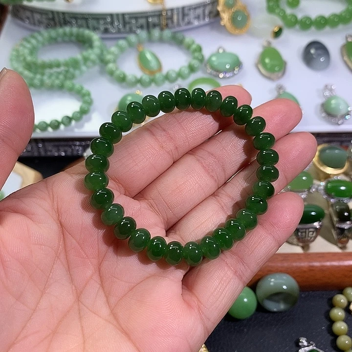 未镶嵌手串和田玉（碧玉）