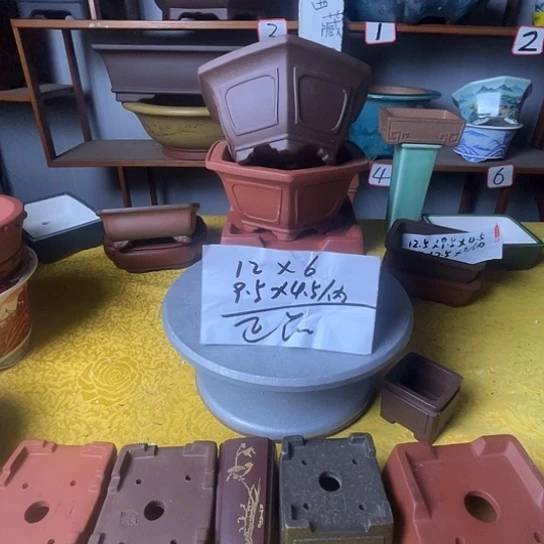 宜兴紫砂手工花盆