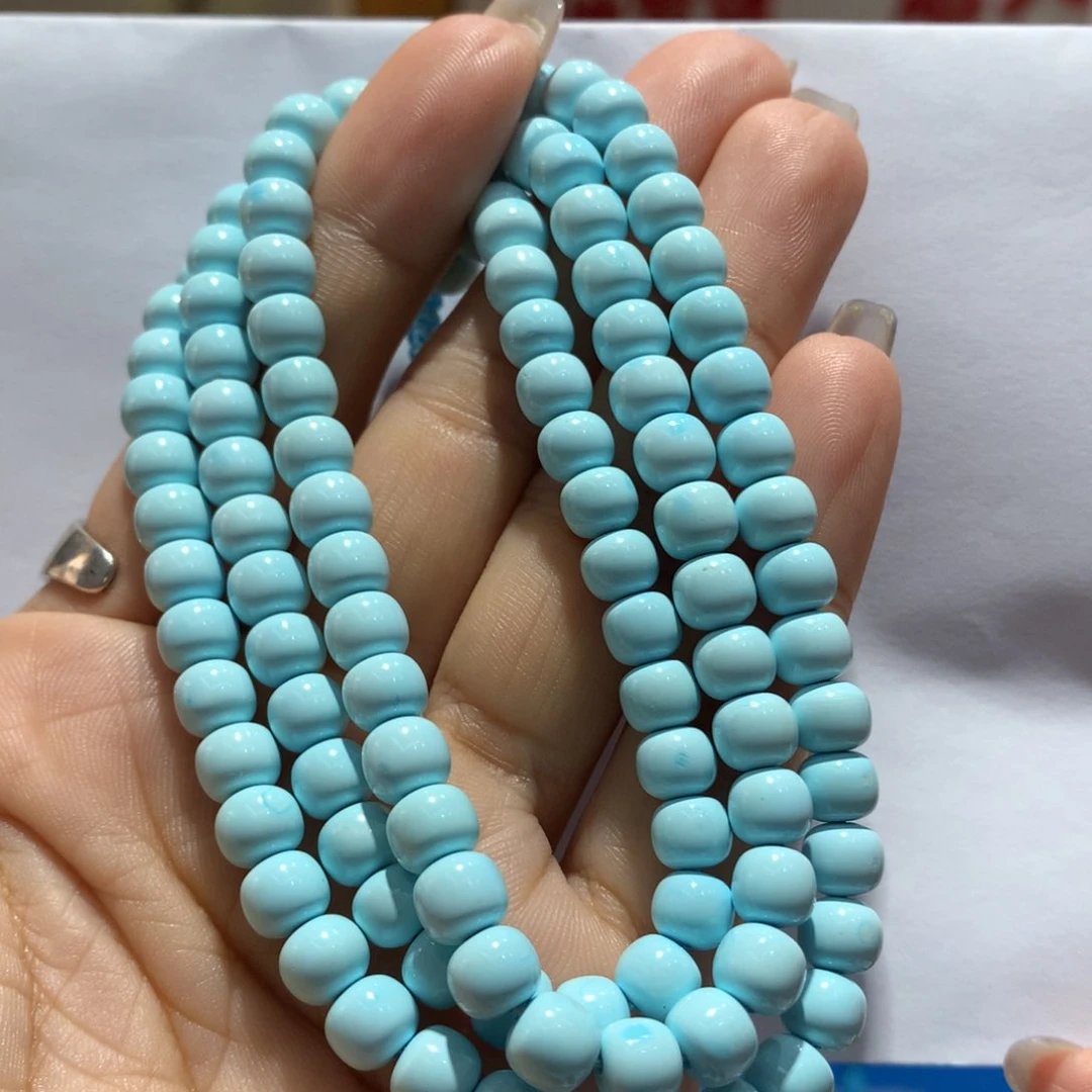 未镶嵌绿松石长链