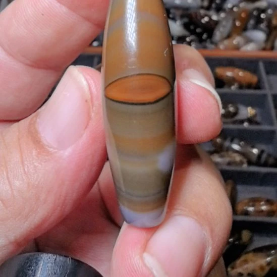 玛瑙/玉髓裸珠_ HEIMORI 天然天珠