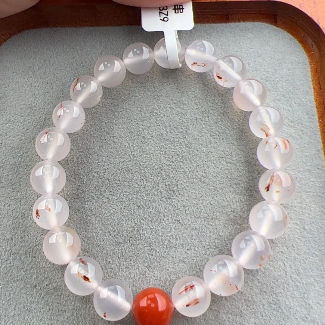 南红玛瑙（保山荔枝冻手串9+）未镶嵌