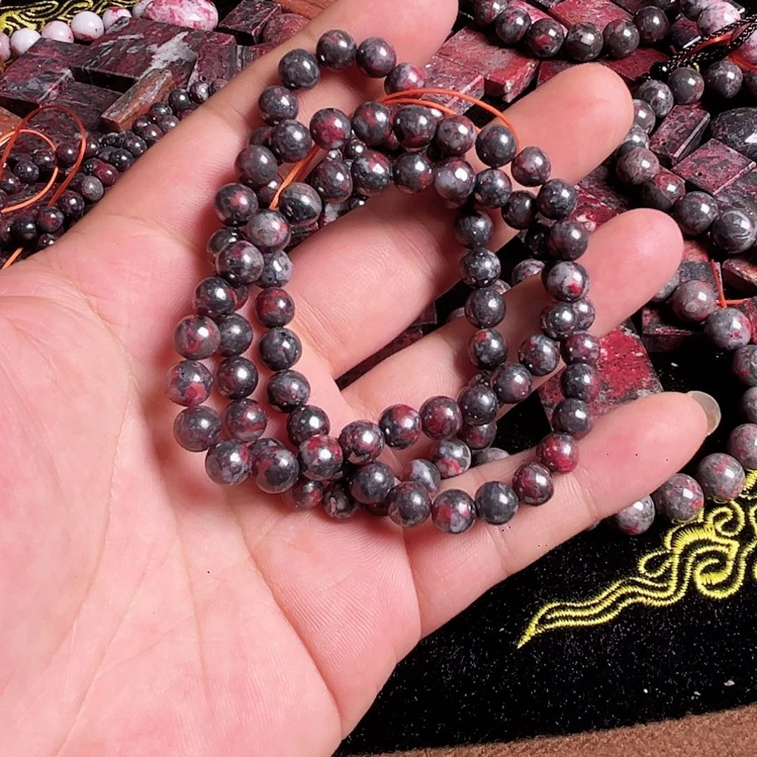 【***】天然朱砂辰砂手串