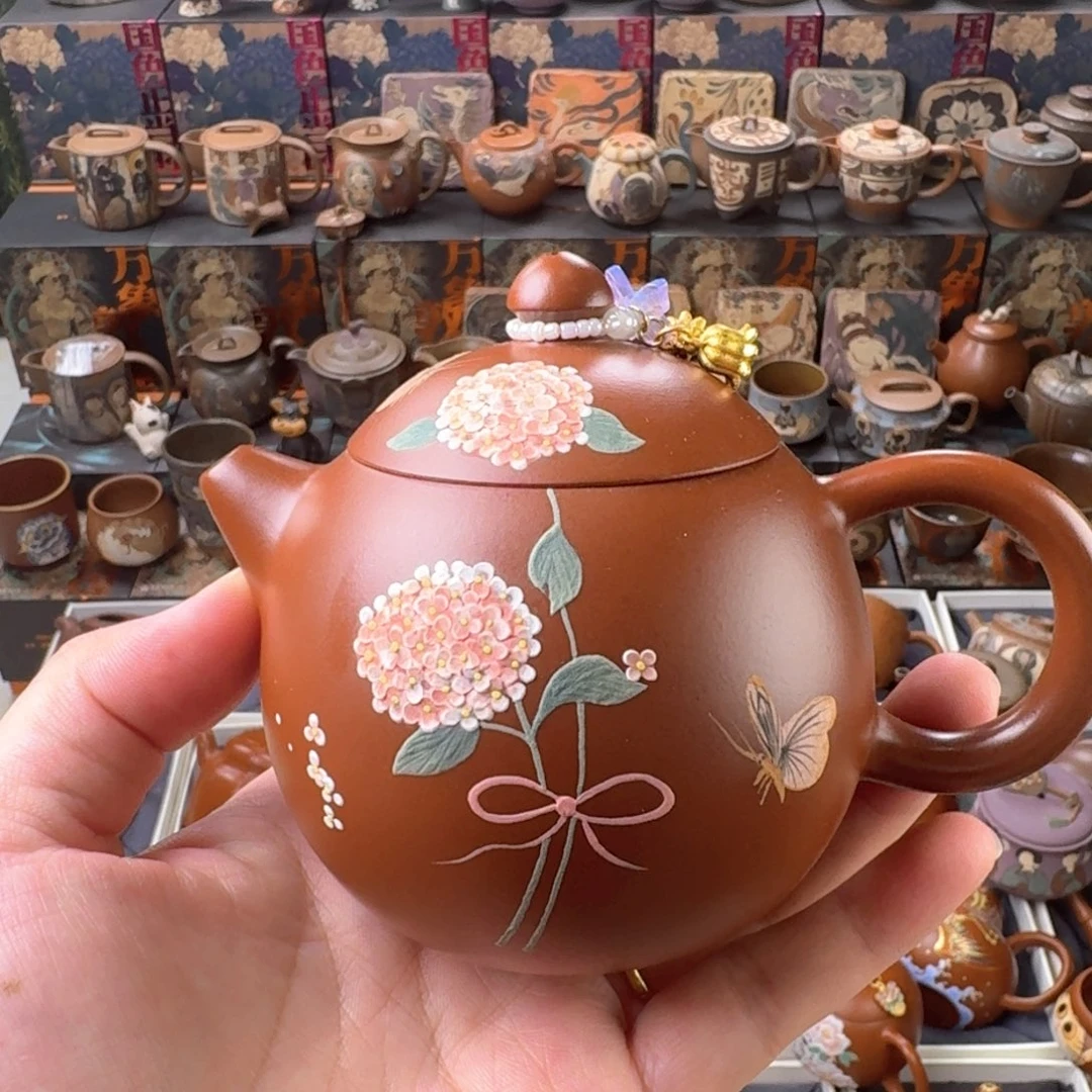 茶壶紫砂200cc原矿精工半手