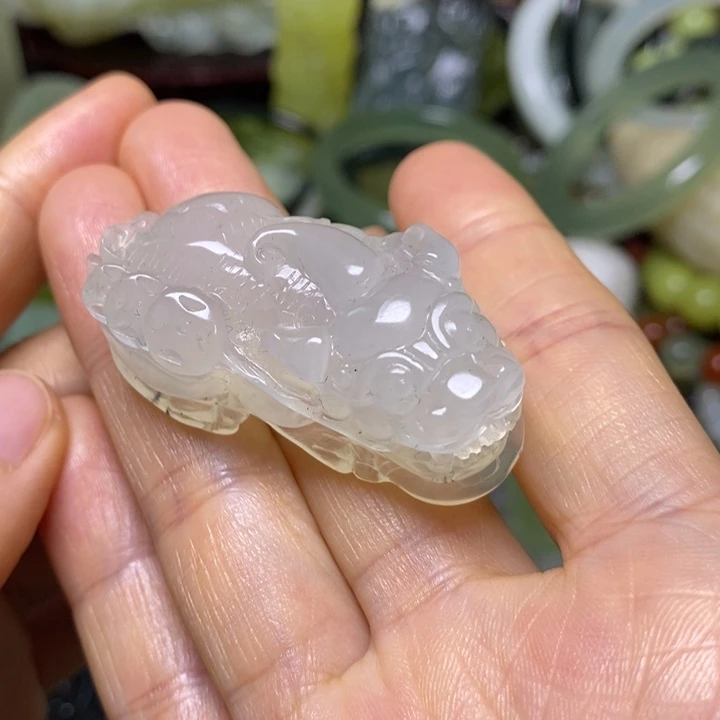 岫玉未镶嵌岫玉挂件
