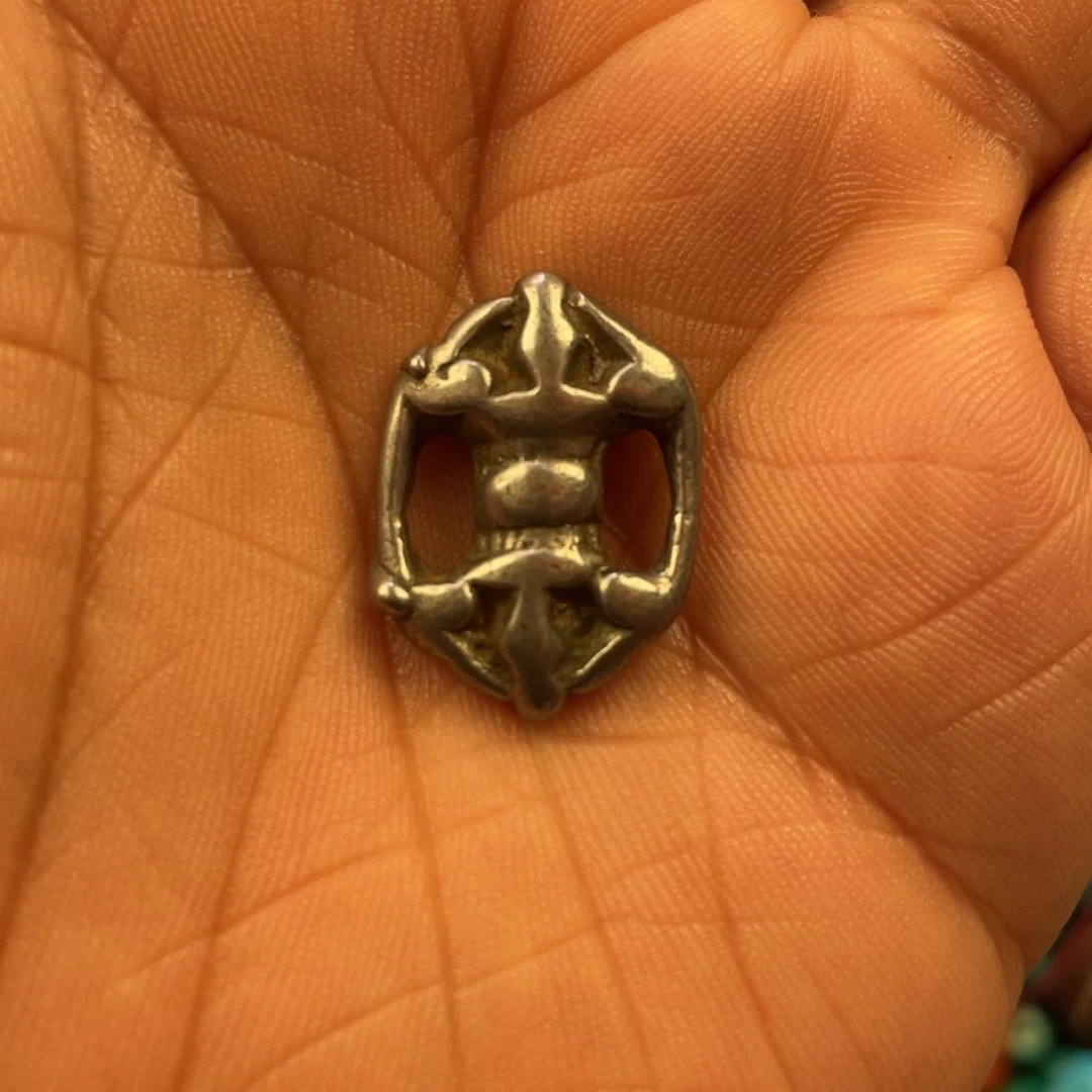 星月菩提吊坠藏传回血金书扣小元素