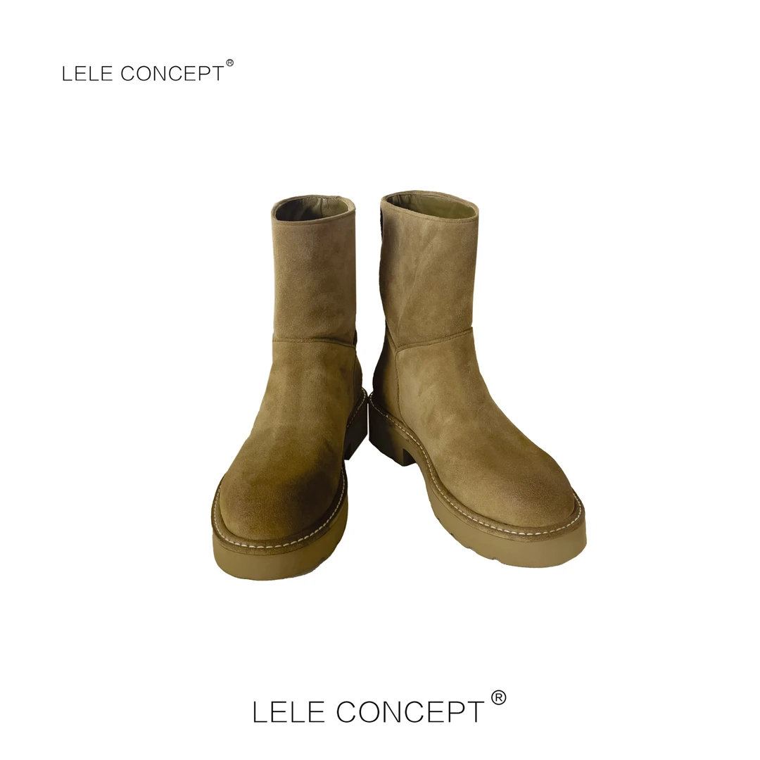 LELE CONCEPT | 休闲气质明线休闲马丁靴X0257