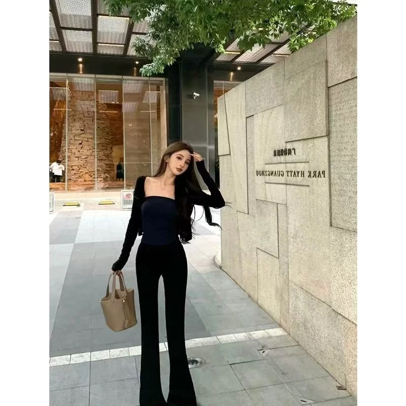 CIAOKISS·【纸片人】气质柔软超薄显瘦纸片人抹胸套装三件套