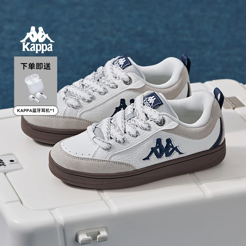 Kappa/卡帕板鞋背靠背秋季新款百搭女鞋低帮软底男款运动鞋子13CJ