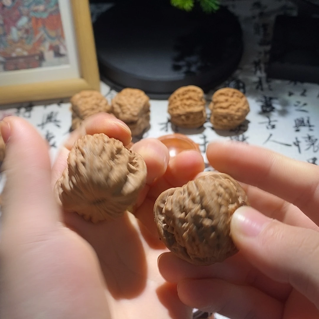 大***生吊坠文玩核桃38汉高楼