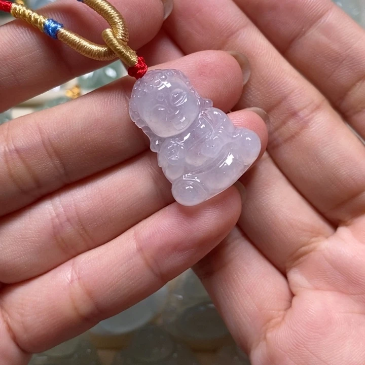翡翠未镶嵌颈饰宝宝佛