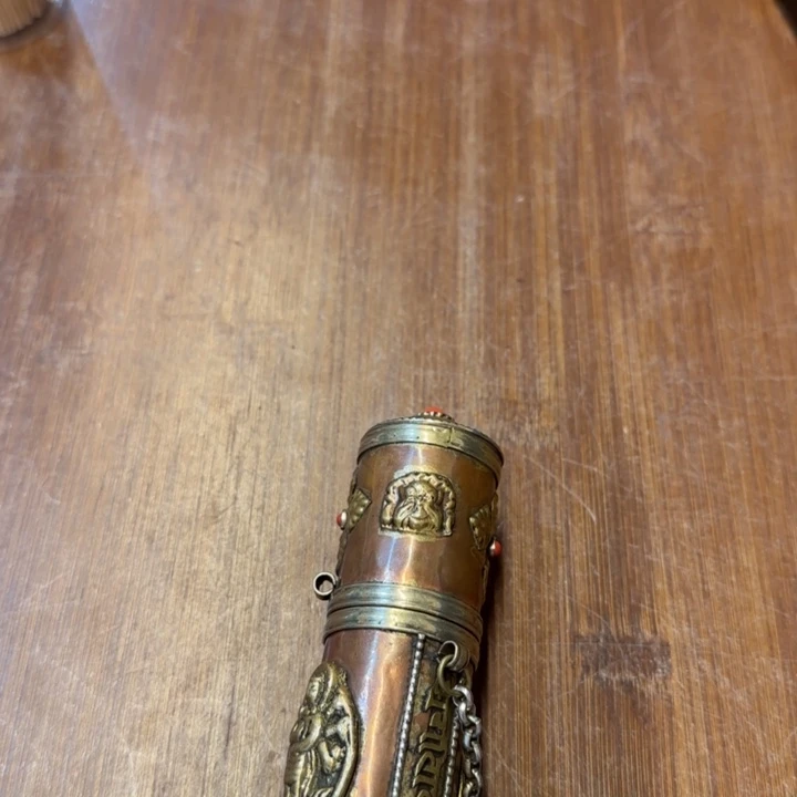 刘***奇线香寮国土沉棋肉佛铜管