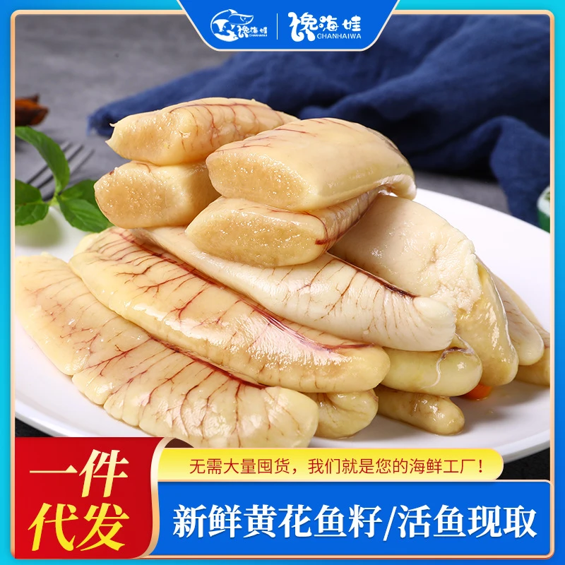 黄花鱼籽新鲜速冻大号黄鱼籽活鱼取籽冷冻鱼卵鱼杂鲜活海鲜批发