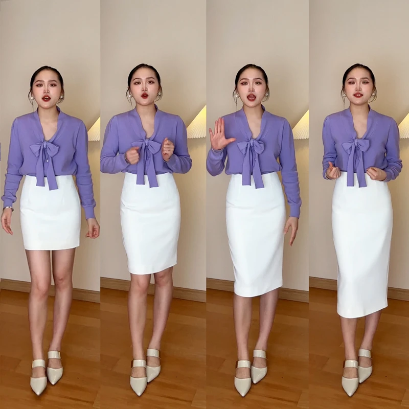 高档包臀裙西装半身裙秋季包裙职业通勤裙子中裙中长款显瘦一步裙