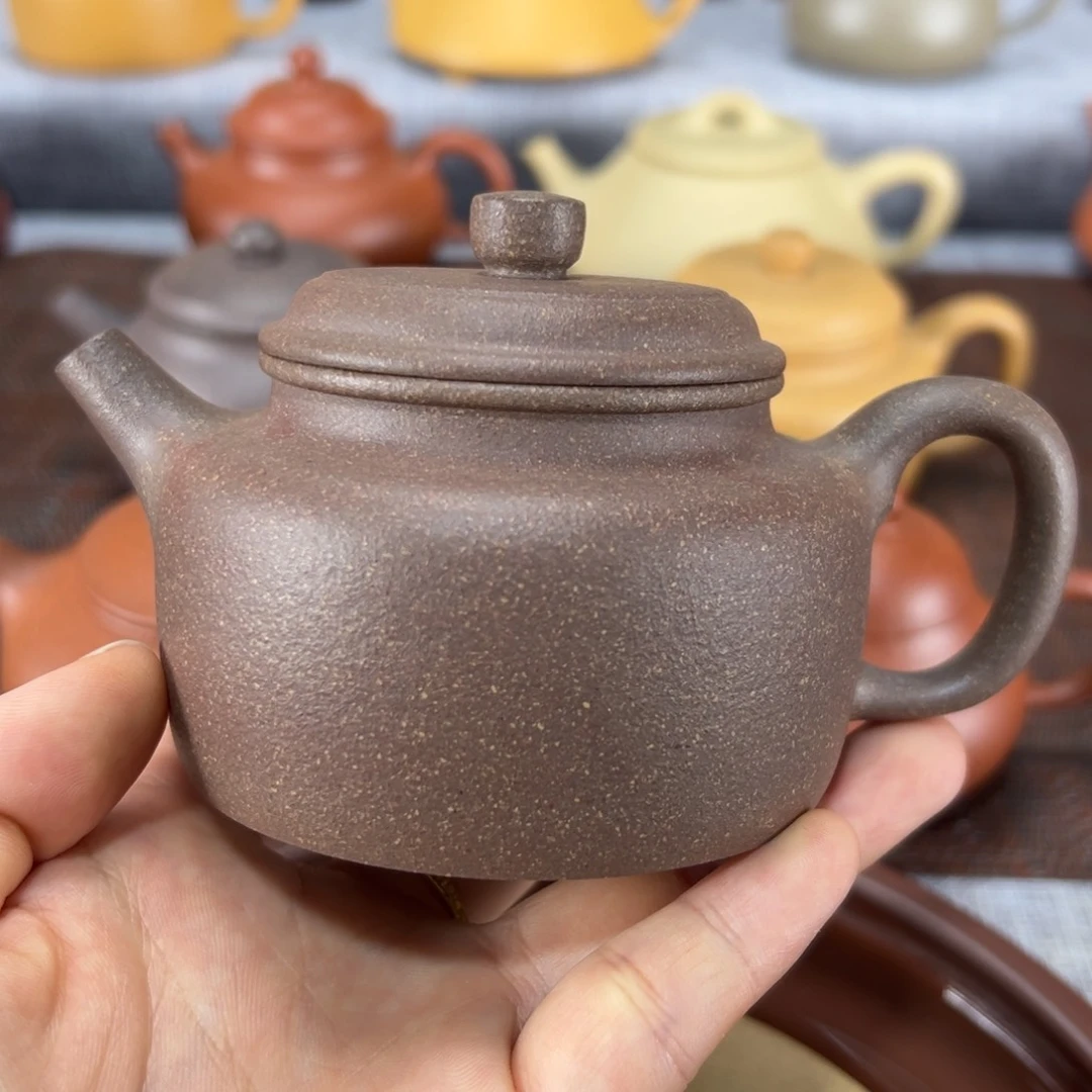 茶壶紫砂青降坡微瑕