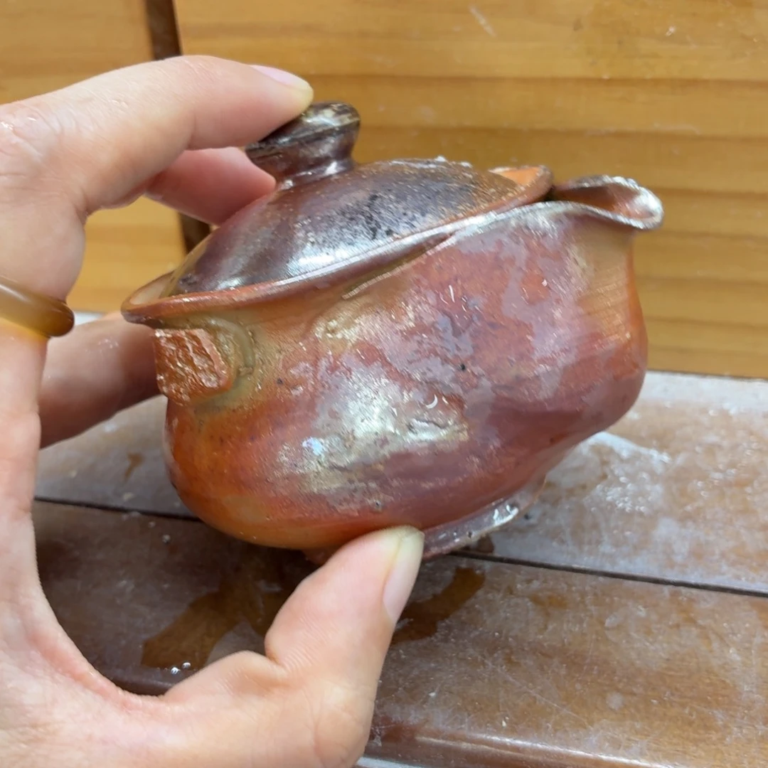 陶园柴烧精品好货39泥纹
