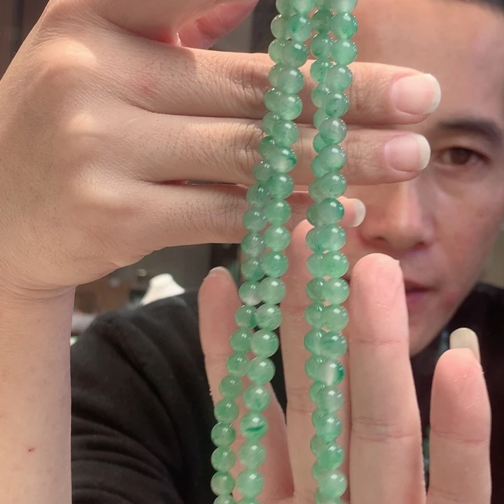 石英质玉未镶嵌手链卡6.7mx108