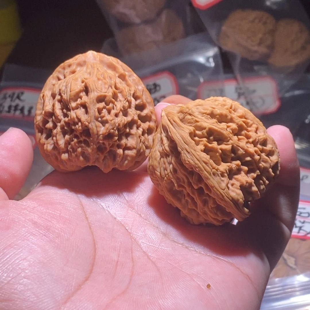 醉***心吊坠文玩核桃43全品南疆