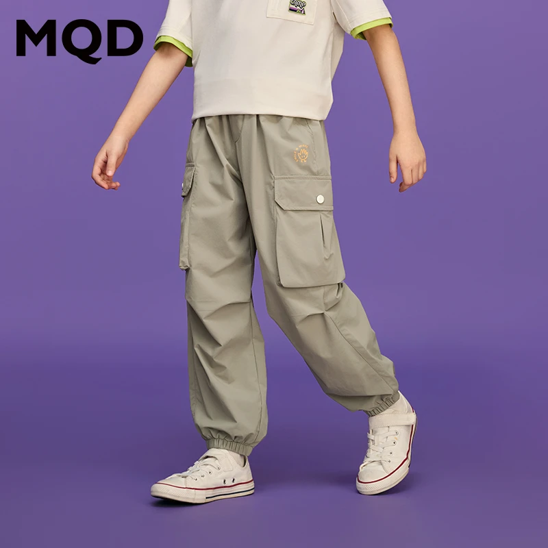 MQD品质童装夏季工装裤子休闲儿童森系服装短裤男童中大童8-15岁