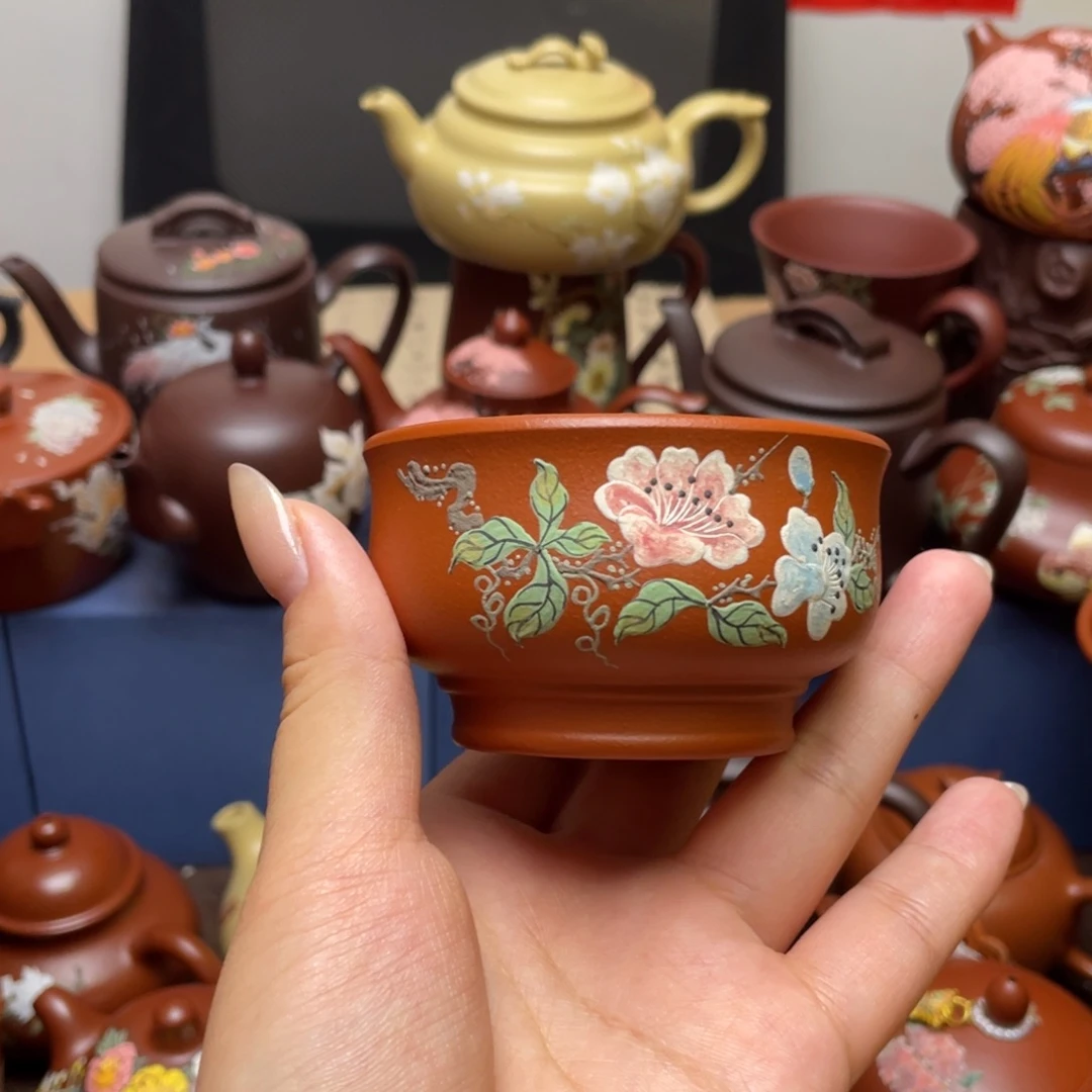 茶杯紫砂紫砂主人杯100cc